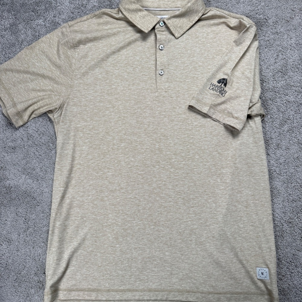 Linksoul Men's Medium Short Sleeve Polo Harmony Landing